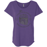 T-Shirts Purple Rush / X-Small Hunter services Triblend Dolman Sleeve