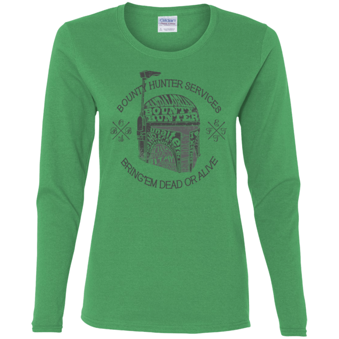 T-Shirts Irish Green / S Hunter services Women's Long Sleeve T-Shirt