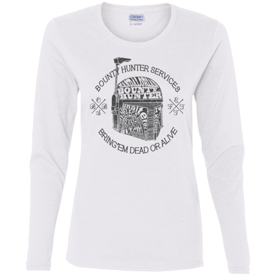 T-Shirts White / S Hunter services Women's Long Sleeve T-Shirt