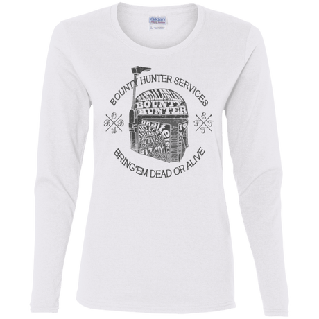 T-Shirts White / S Hunter services Women's Long Sleeve T-Shirt