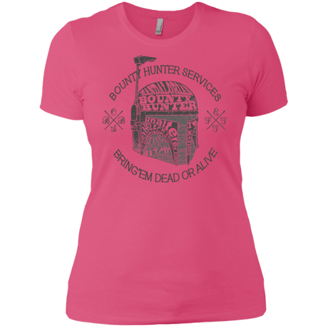 T-Shirts Hot Pink / X-Small Hunter services Women's Premium T-Shirt