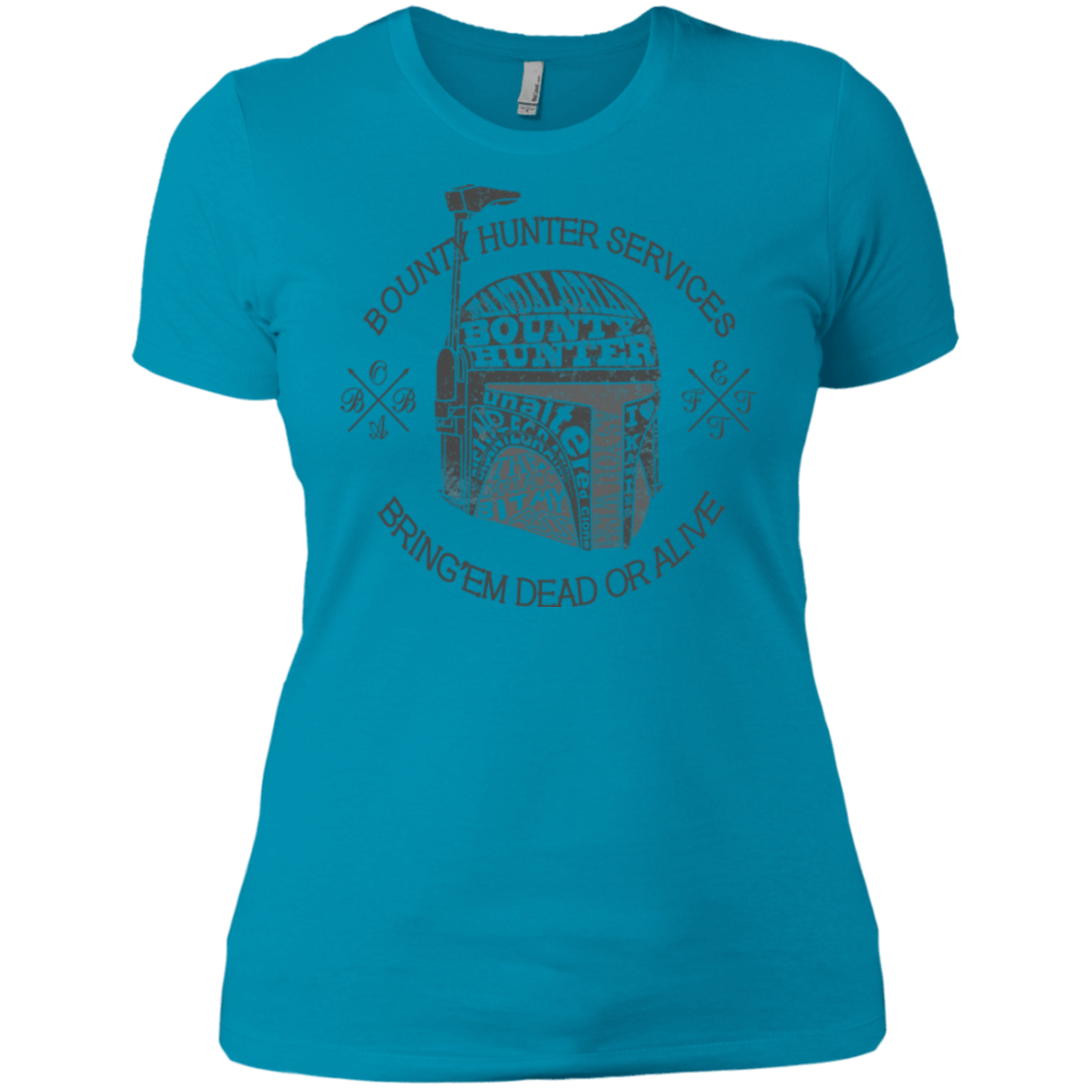T-Shirts Turquoise / X-Small Hunter services Women's Premium T-Shirt