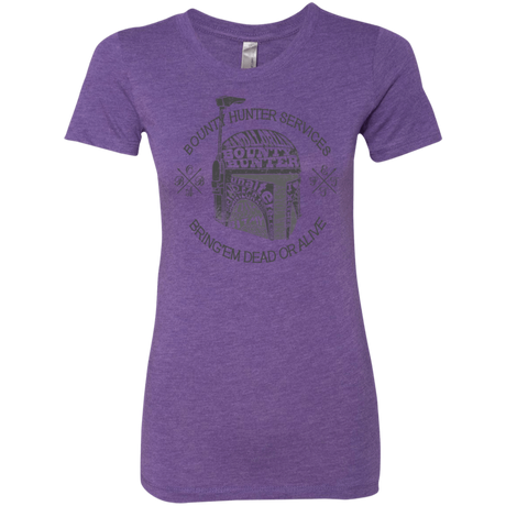 T-Shirts Purple Rush / S Hunter services Women's Triblend T-Shirt