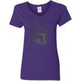 T-Shirts Purple / S Hunter services Women's V-Neck T-Shirt