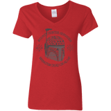 T-Shirts Red / S Hunter services Women's V-Neck T-Shirt