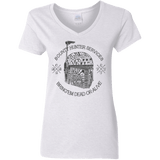 T-Shirts White / S Hunter services Women's V-Neck T-Shirt