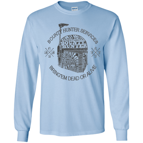 T-Shirts Light Blue / YS Hunter services Youth Long Sleeve T-Shirt