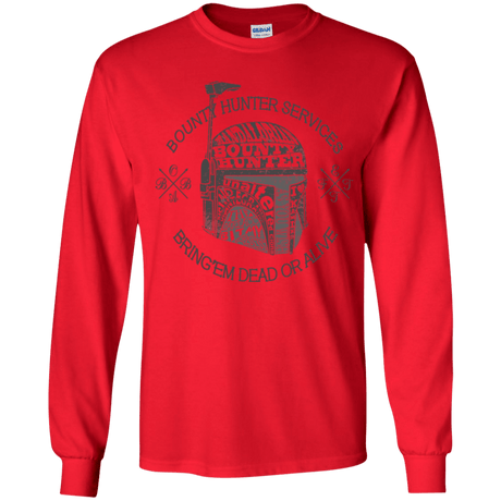T-Shirts Red / YS Hunter services Youth Long Sleeve T-Shirt