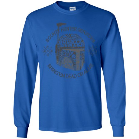T-Shirts Royal / YS Hunter services Youth Long Sleeve T-Shirt
