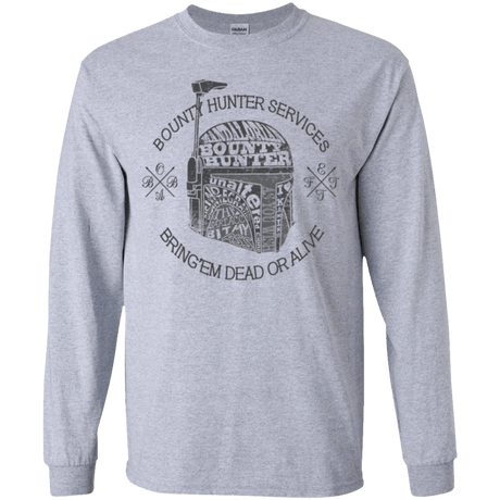 T-Shirts Sport Grey / YS Hunter services Youth Long Sleeve T-Shirt