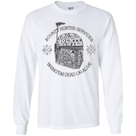 T-Shirts White / YS Hunter services Youth Long Sleeve T-Shirt