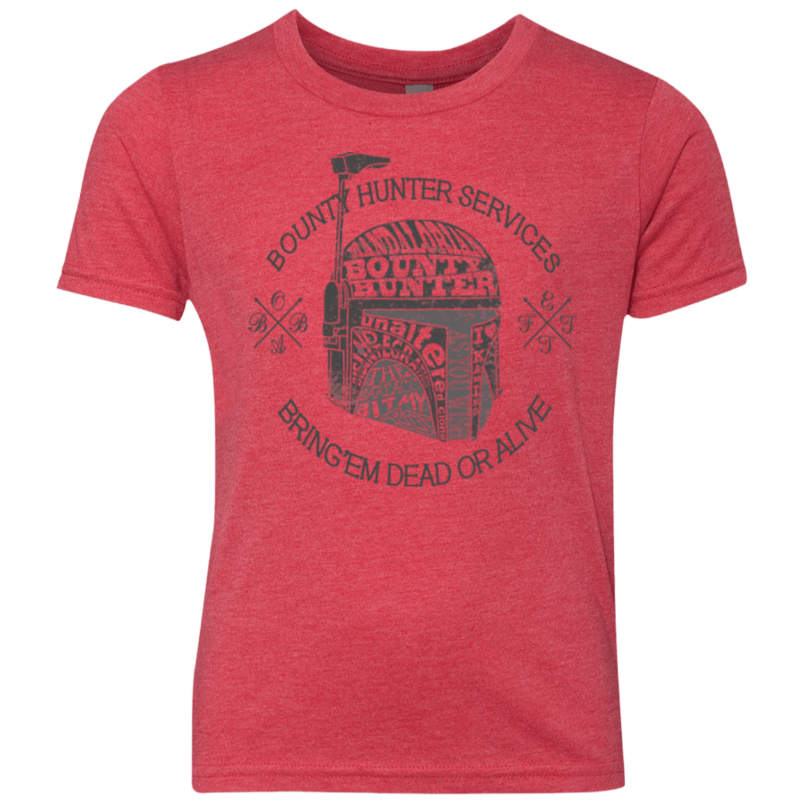 T-Shirts Vintage Red / YXS Hunter services Youth Triblend T-Shirt