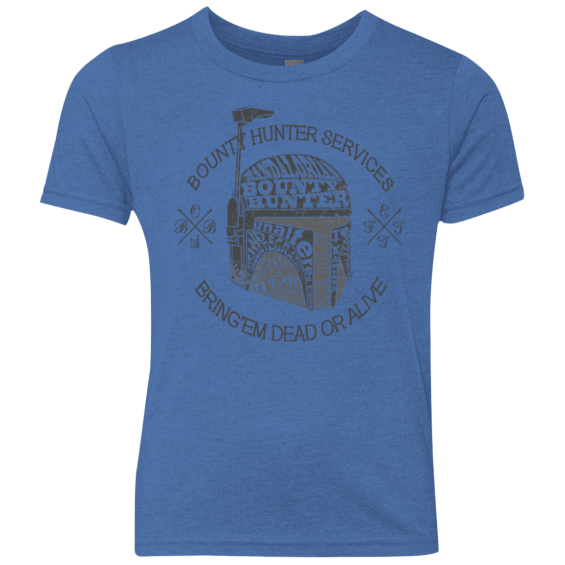 T-Shirts Vintage Royal / YXS Hunter services Youth Triblend T-Shirt