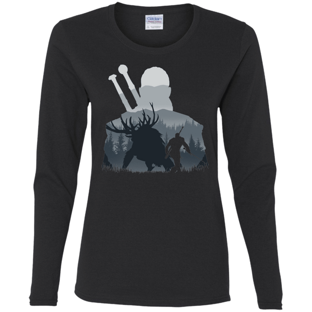 T-Shirts Black / S Hunter Women's Long Sleeve T-Shirt