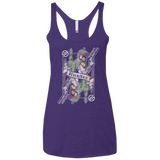 T-Shirts Purple / X-Small Hunter Women's Triblend Racerback Tank
