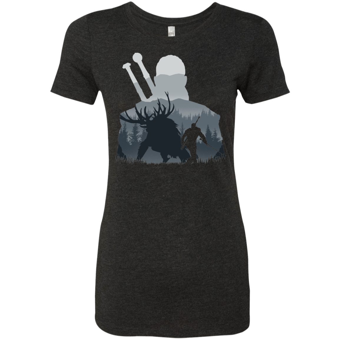 T-Shirts Vintage Black / S Hunter Women's Triblend T-Shirt