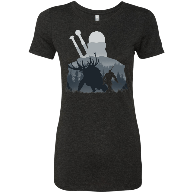 T-Shirts Vintage Black / S Hunter Women's Triblend T-Shirt