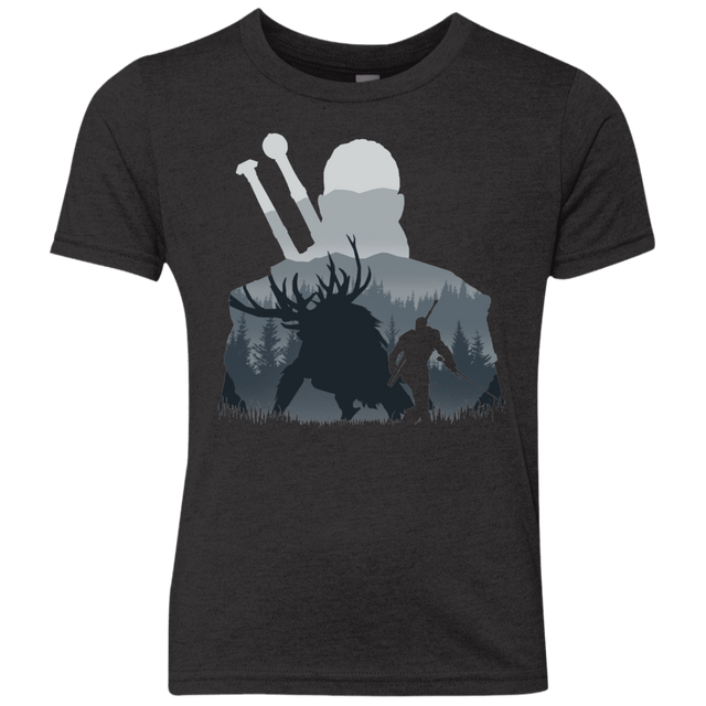 T-Shirts Vintage Black / YXS Hunter Youth Triblend T-Shirt