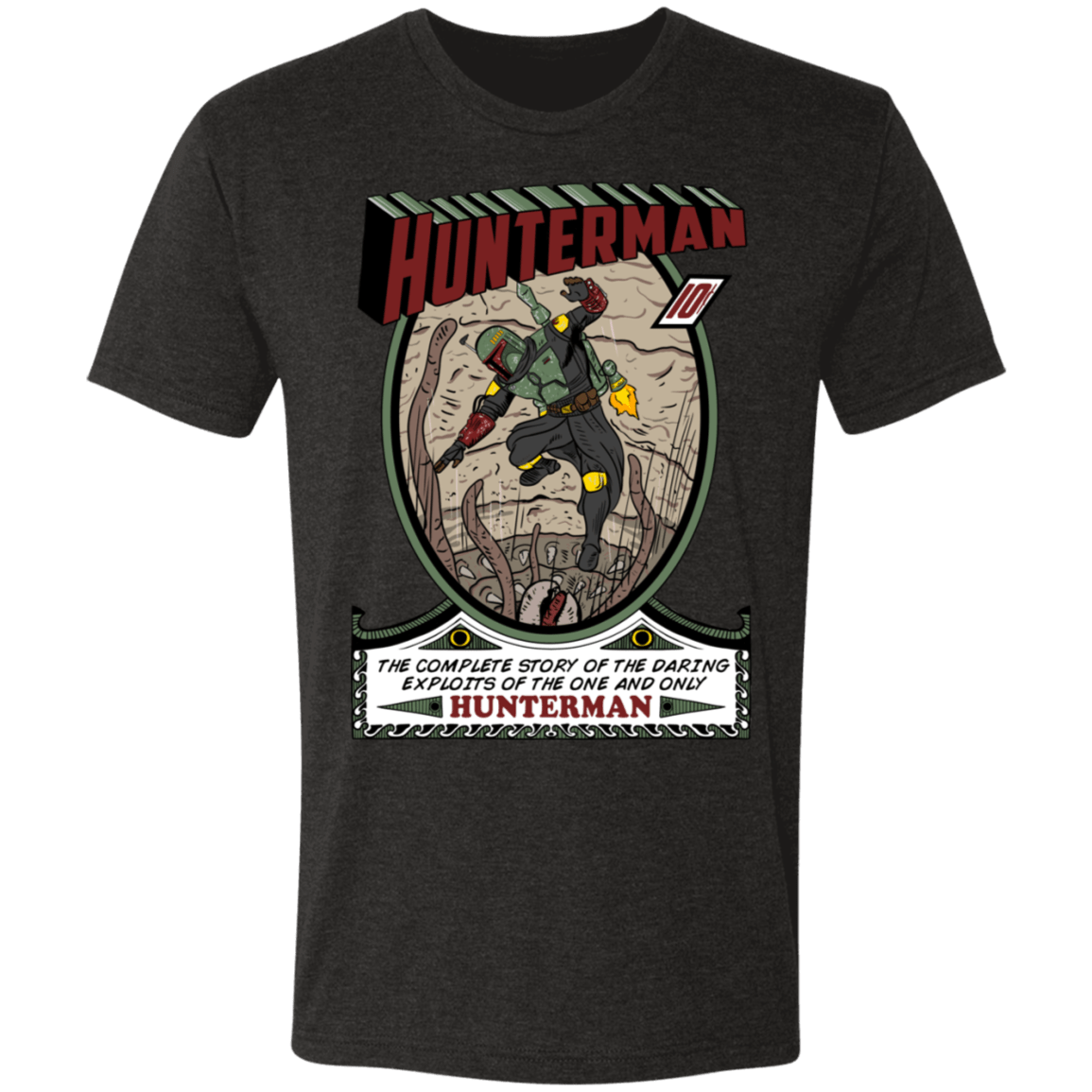 T-Shirts Vintage Black / S Hunterman Men's Triblend T-Shirt
