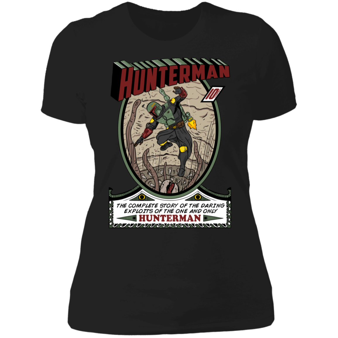 T-Shirts Black / X-Small Hunterman Women's Premium T-Shirt