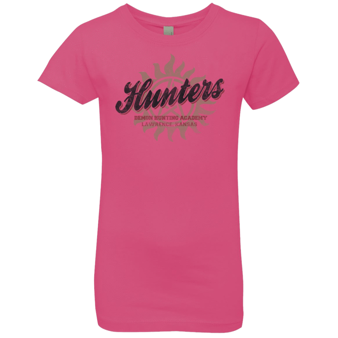 T-Shirts Hot Pink / YXS Hunters Academy Girls Premium T-Shirt