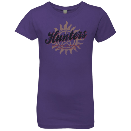 T-Shirts Purple Rush / YXS Hunters Academy Girls Premium T-Shirt