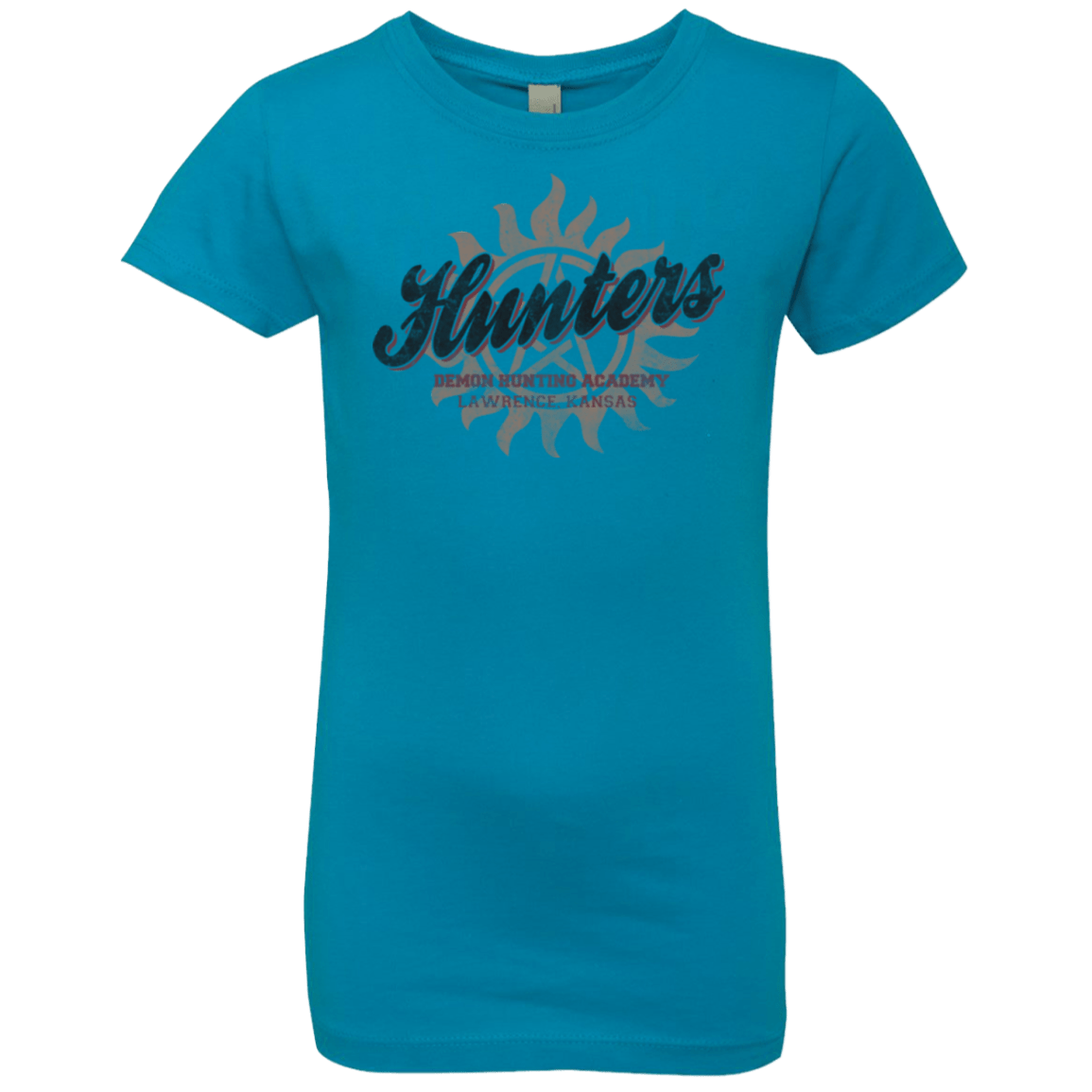 T-Shirts Turquoise / YXS Hunters Academy Girls Premium T-Shirt