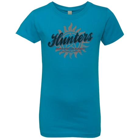 T-Shirts Turquoise / YXS Hunters Academy Girls Premium T-Shirt