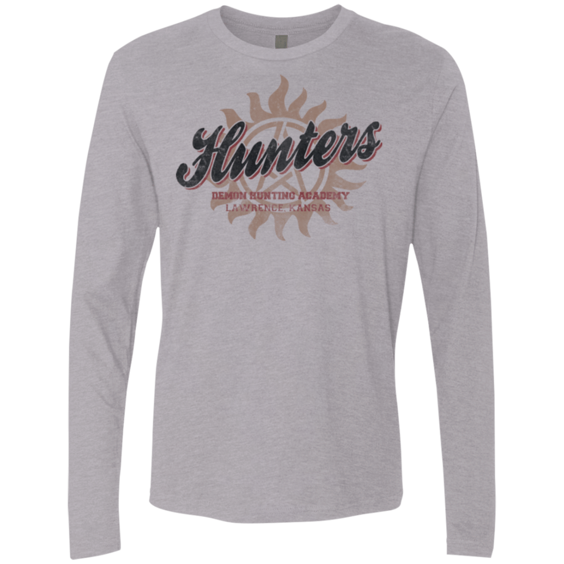 T-Shirts Heather Grey / Small Hunters Academy Men's Premium Long Sleeve