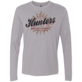 T-Shirts Heather Grey / Small Hunters Academy Men's Premium Long Sleeve