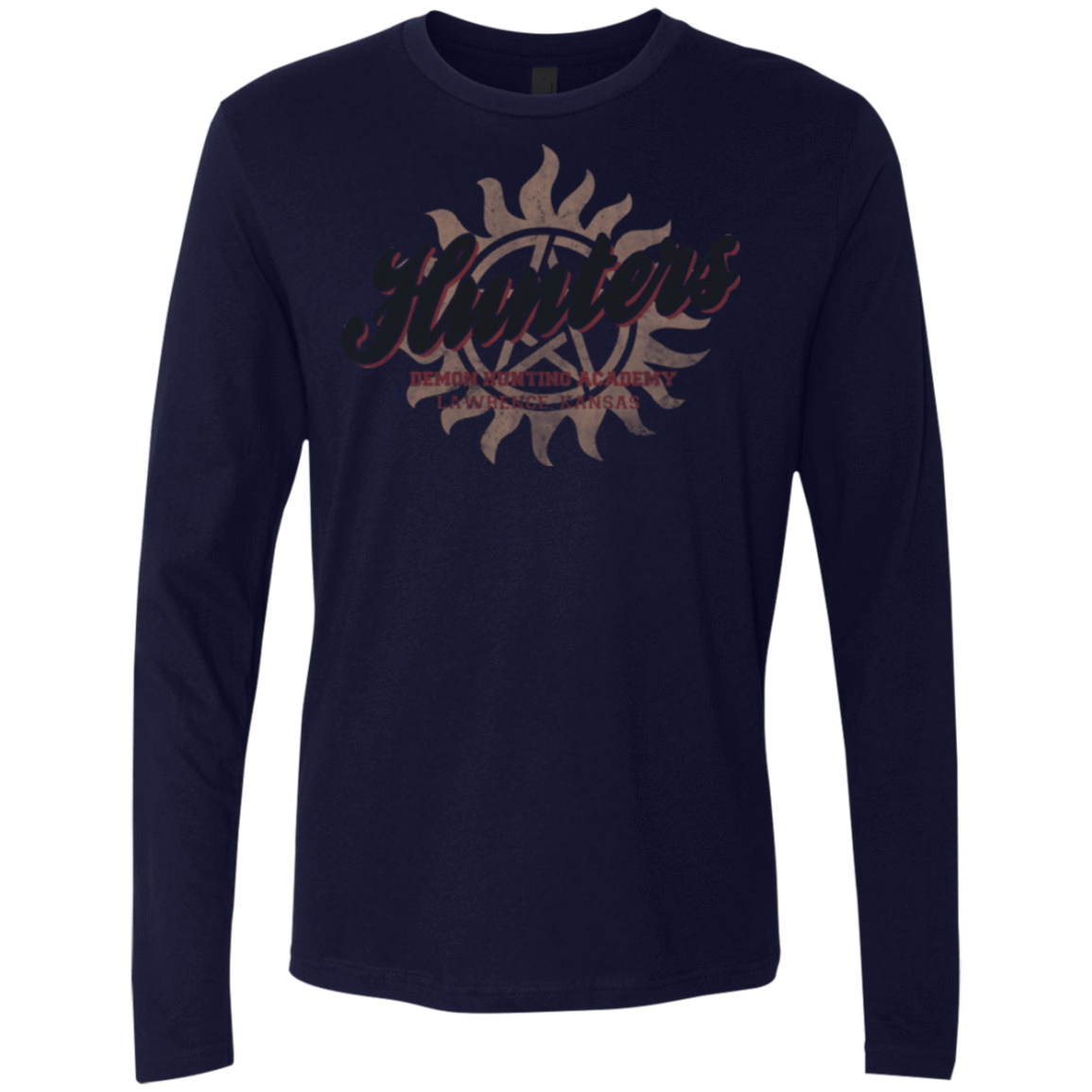 T-Shirts Midnight Navy / Small Hunters Academy Men's Premium Long Sleeve