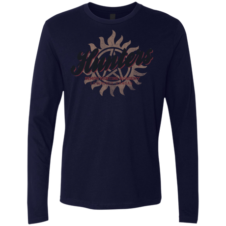 T-Shirts Midnight Navy / Small Hunters Academy Men's Premium Long Sleeve