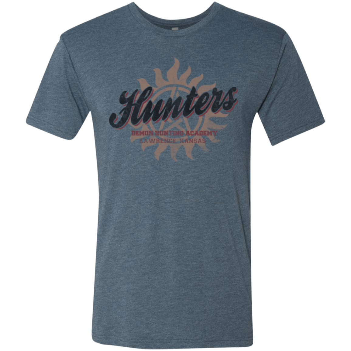 T-Shirts Indigo / Small Hunters Academy Men's Triblend T-Shirt