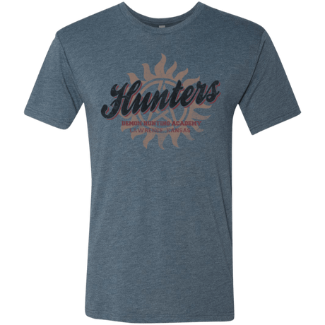 T-Shirts Indigo / Small Hunters Academy Men's Triblend T-Shirt
