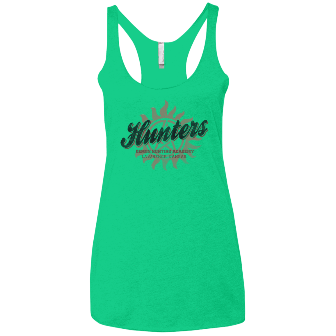 T-Shirts Envy / X-Small Hunters Academy Women's Triblend Racerback Tank
