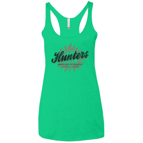T-Shirts Envy / X-Small Hunters Academy Women's Triblend Racerback Tank