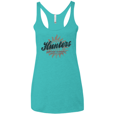 T-Shirts Tahiti Blue / X-Small Hunters Academy Women's Triblend Racerback Tank