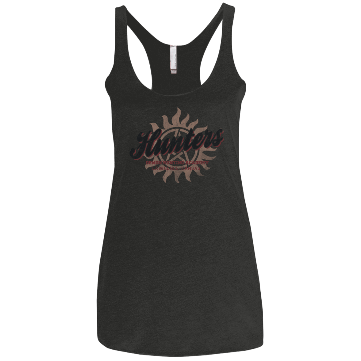 T-Shirts Vintage Black / X-Small Hunters Academy Women's Triblend Racerback Tank
