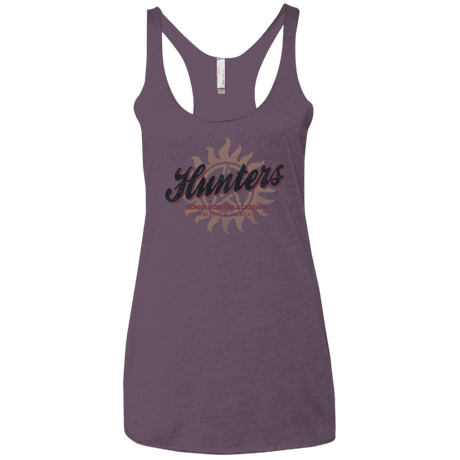 T-Shirts Vintage Purple / X-Small Hunters Academy Women's Triblend Racerback Tank