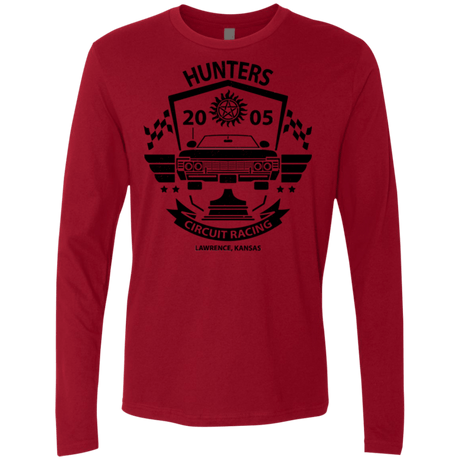 T-Shirts Cardinal / Small Hunters Circuit Men's Premium Long Sleeve