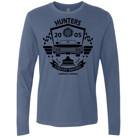T-Shirts Indigo / Small Hunters Circuit Men's Premium Long Sleeve