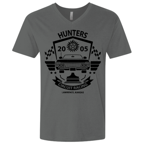 T-Shirts Heavy Metal / X-Small Hunters Circuit Men's Premium V-Neck