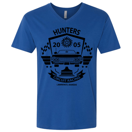 T-Shirts Royal / X-Small Hunters Circuit Men's Premium V-Neck