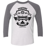 T-Shirts Heather White/Premium Heather / X-Small Hunters Circuit Men's Triblend 3/4 Sleeve