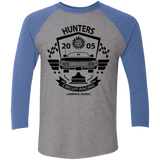 T-Shirts Premium Heather/ Vintage Royal / X-Small Hunters Circuit Men's Triblend 3/4 Sleeve