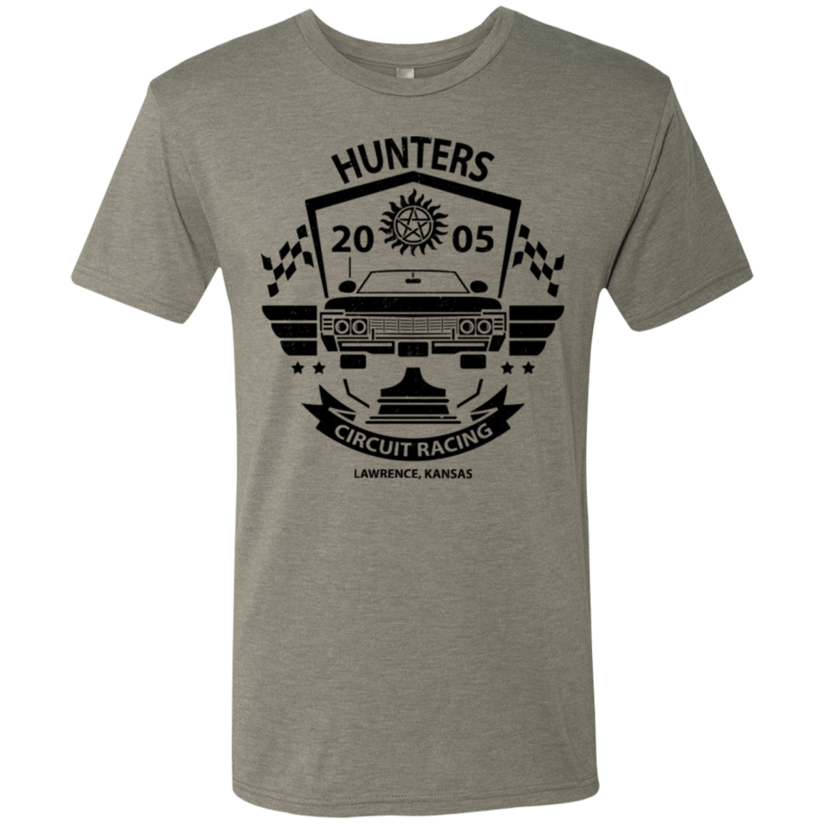 T-Shirts Venetian Grey / Small Hunters Circuit Men's Triblend T-Shirt