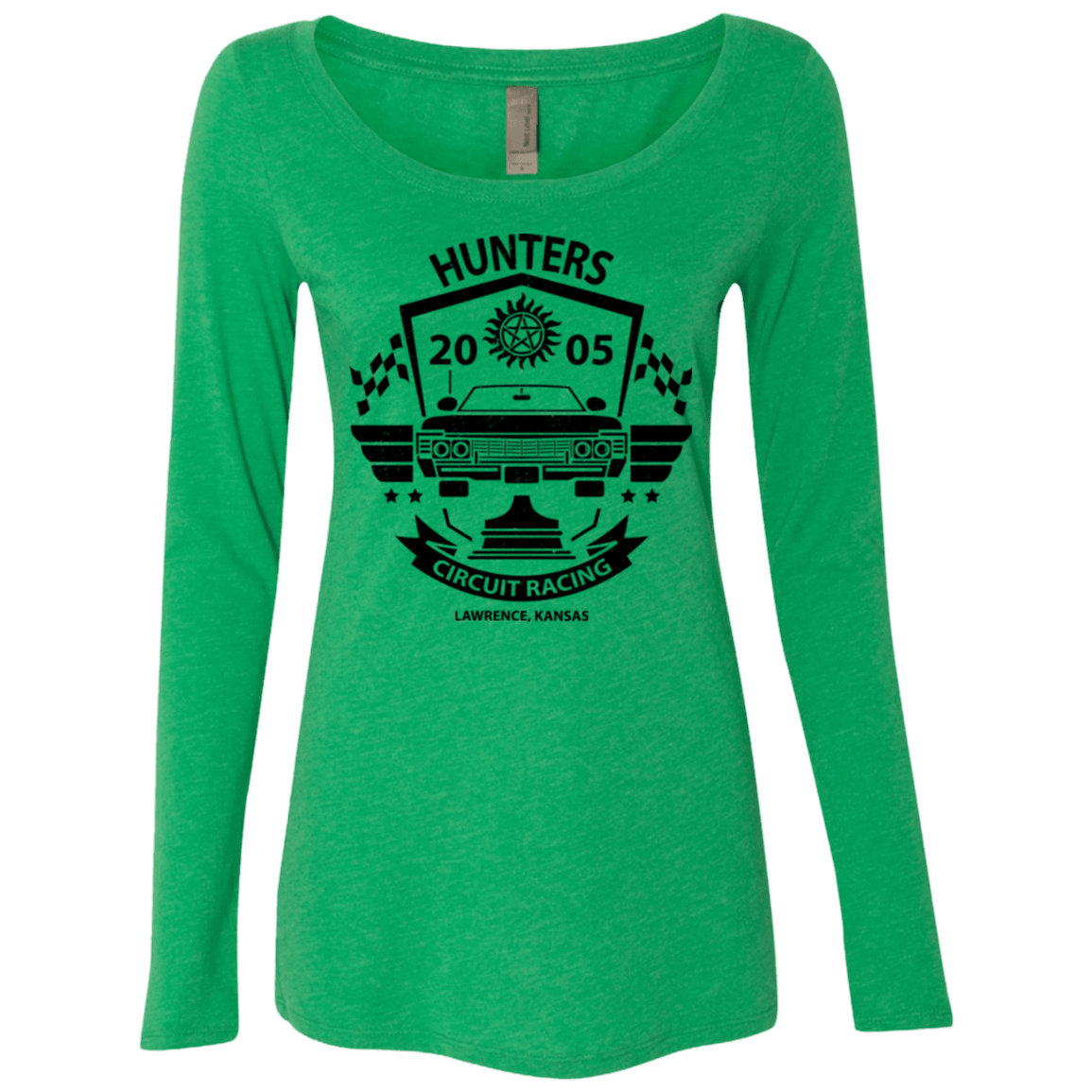 T-Shirts Envy / Small Hunters Circuit Women's Triblend Long Sleeve Shirt