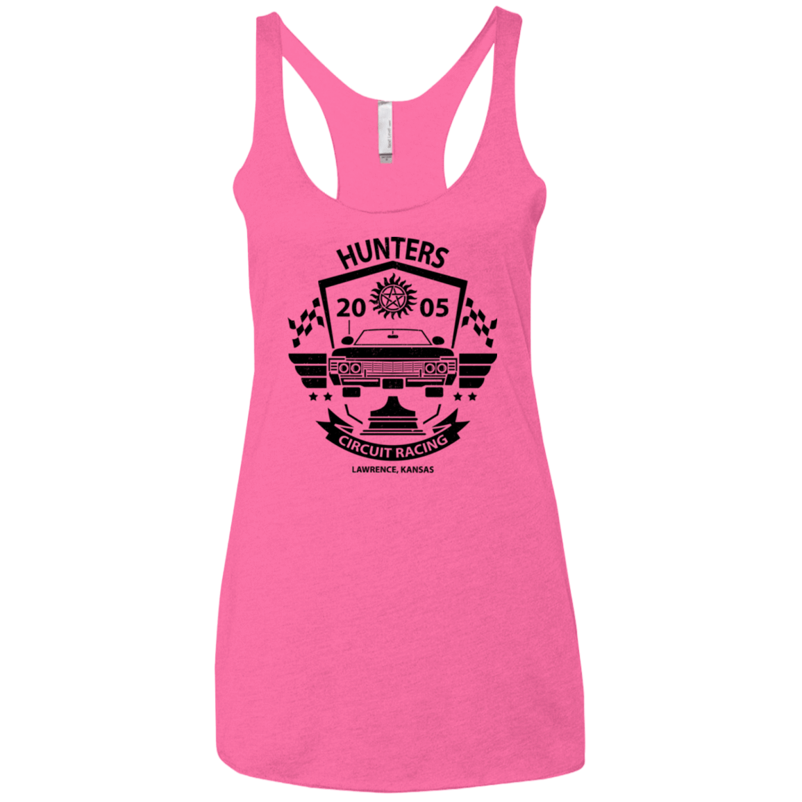T-Shirts Vintage Pink / X-Small Hunters Circuit Women's Triblend Racerback Tank