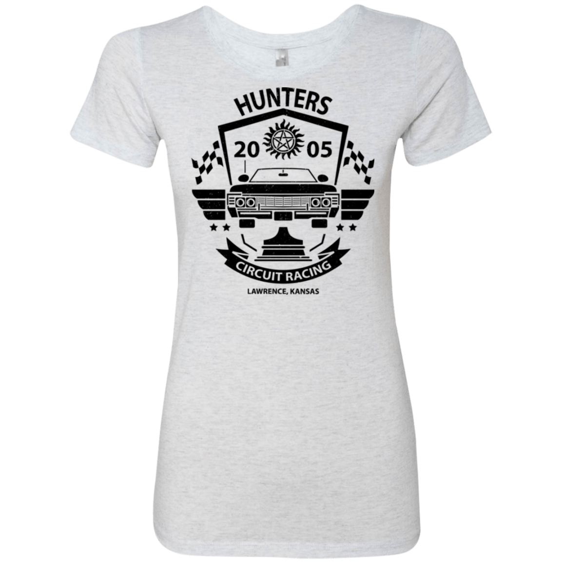 T-Shirts Heather White / Small Hunters Circuit Women's Triblend T-Shirt