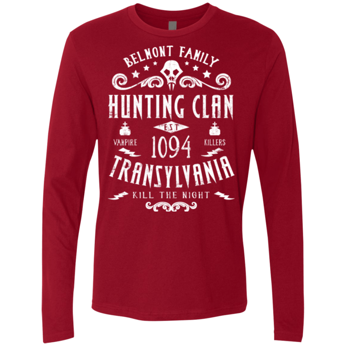 T-Shirts Cardinal / Small Hunting Clan Men's Premium Long Sleeve